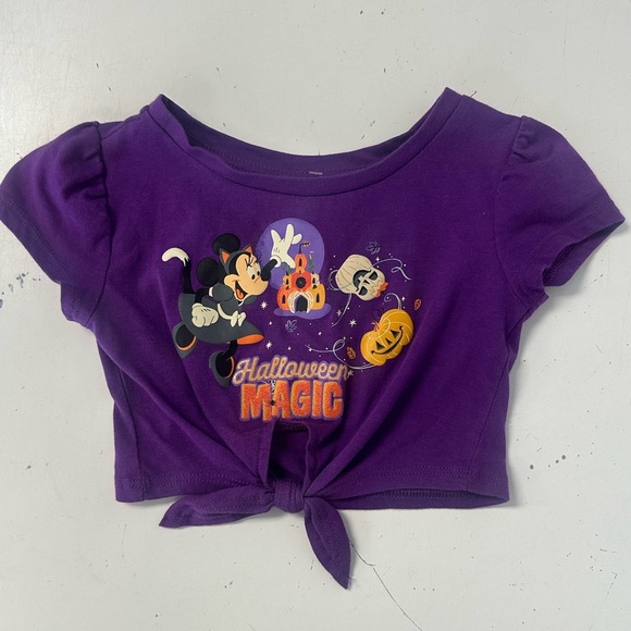 Disney Resort parks Halloween Shirt Tutu Skirt Outfit XXS 2/3 Minnie Mouse - Picture 2 of 7